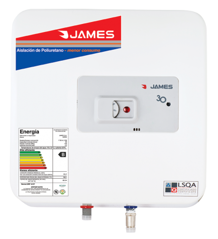 CALEFON JAMES PRISMA 30 litros