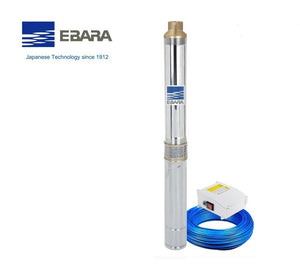 BOMBA SUMERGIBLE POZO SEMISURGENTE EBARA INOX 750 W 1 Hp