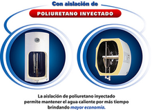 Cargar imagen en el visor de la galería, CALEFONES JAMES CILINDRICOS HORIZONTAL